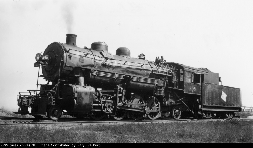 MILW 2-8-2 #698 - Milwaukee Road